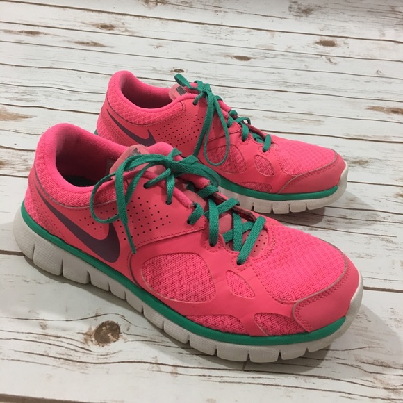Nike Shoes | Nike Hot Pink Fitsole Sneakers | Poshmark